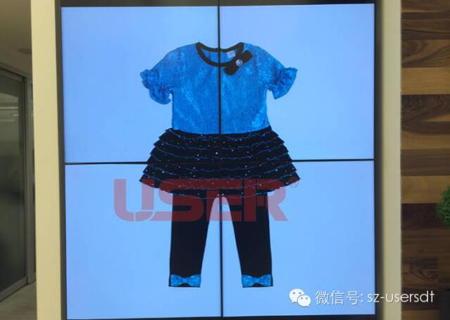 優(yōu)色專顯高清液晶拼接屏進(jìn)軍服裝業(yè)！